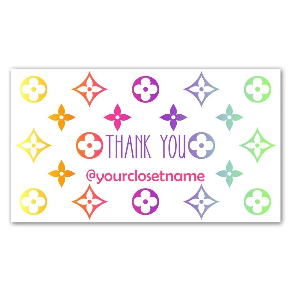 60 Thank You Cards Note Cards